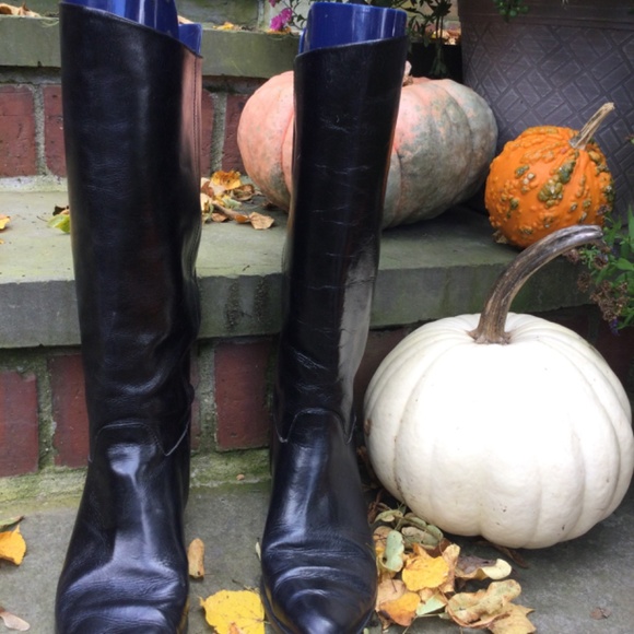 9 West Flat Leather Slip in Boot 👢 - Picture 7 of 12